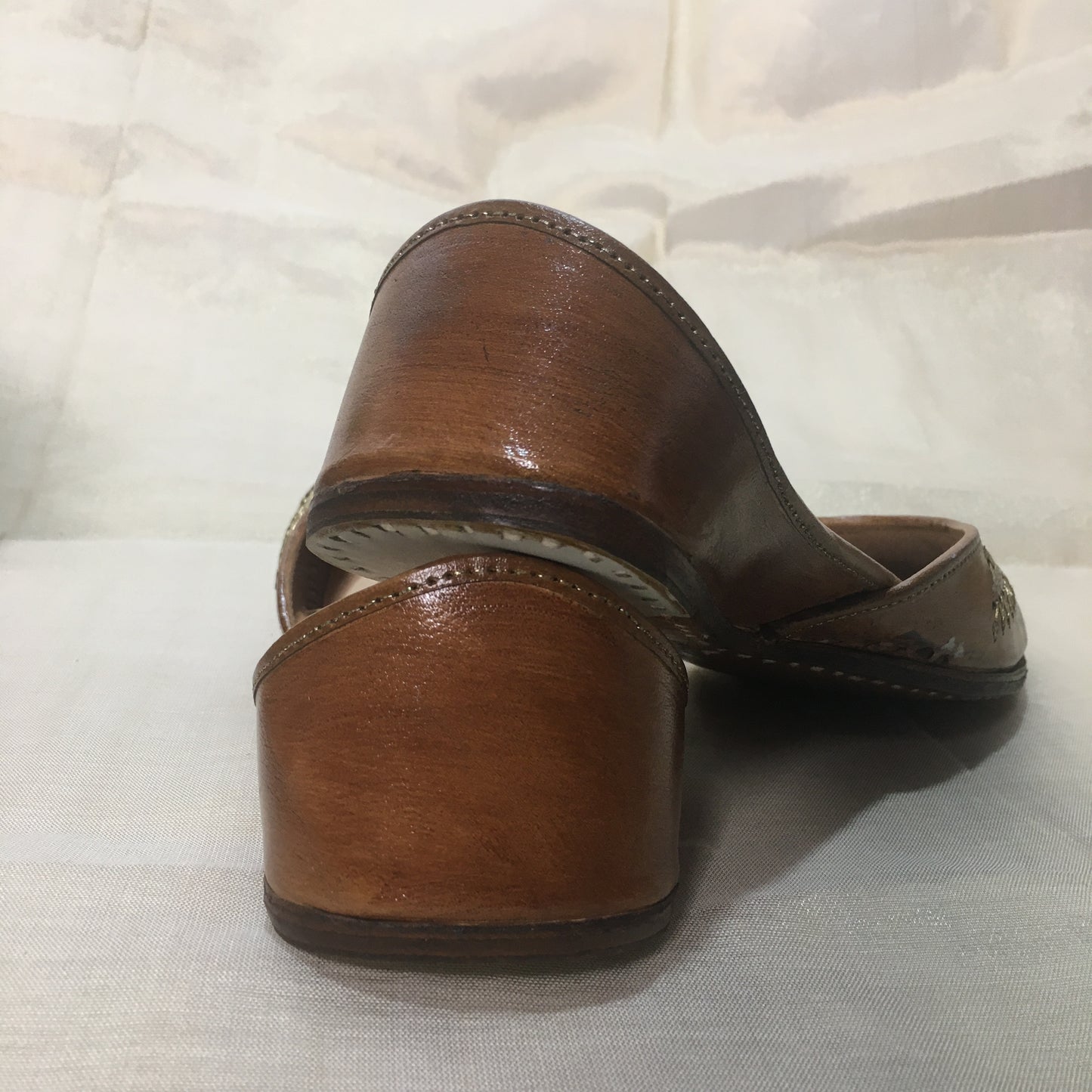 Brown Casual Leather Punjabi Jutti